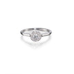 Browns 18ct White Gold Claw Set Diamond Halo Ring