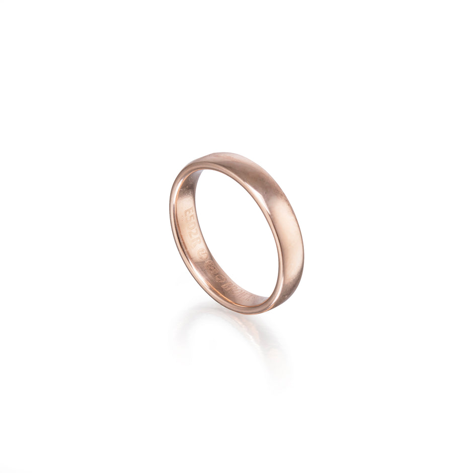 Browns 18ct Rose Gold Gents Band
