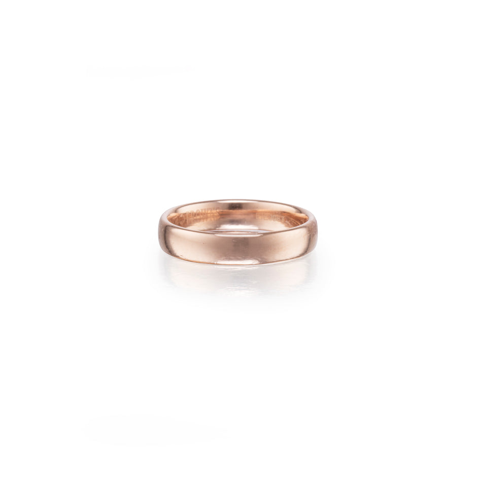 Browns 18ct Rose Gold Gents Band
