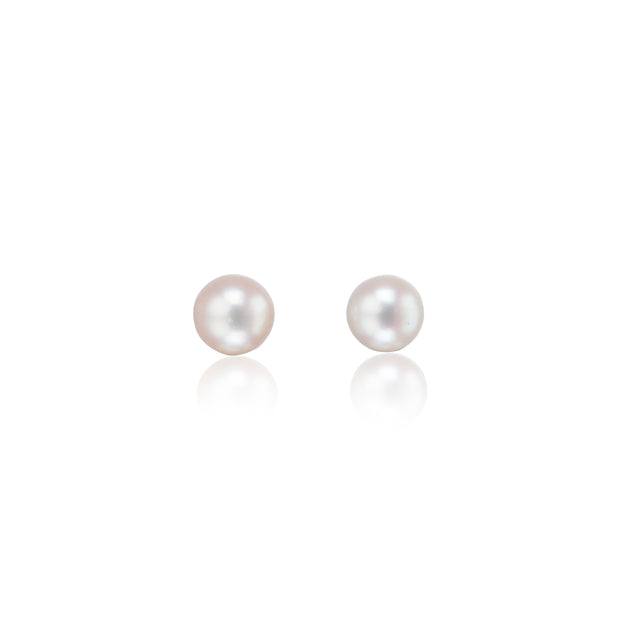 NEW MG 9ct Yellow Gold Cultured Pearl Earrings