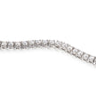 10ct White Gold Diamond Tennis Necklace