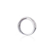 18ct White Gold Pave Cross Over Diamond Dress Ring