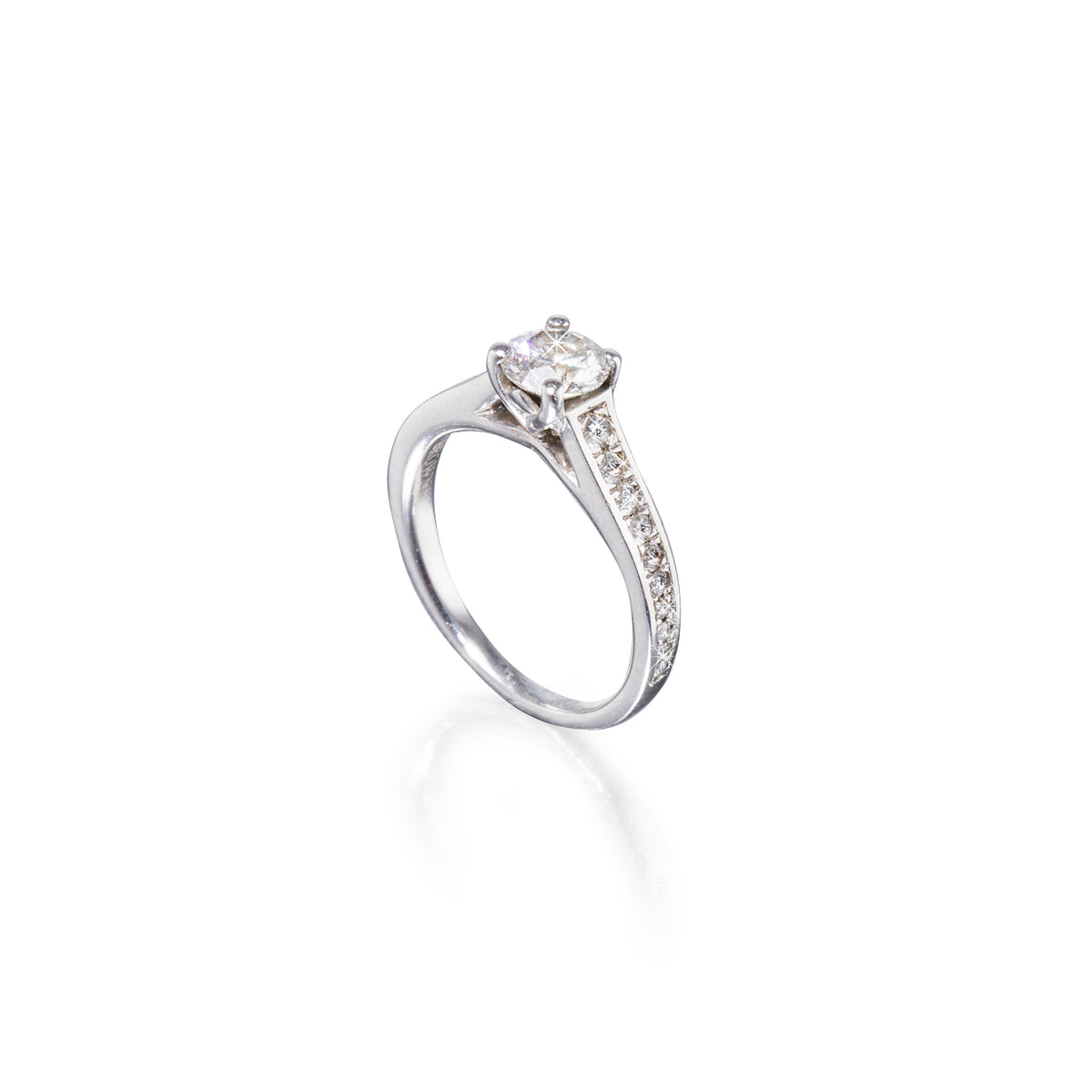 Browns Platinum Diamond Ring