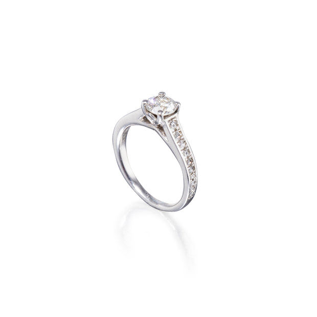 Browns Platinum Diamond Ring
