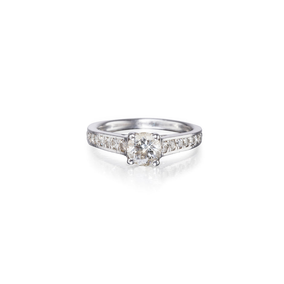 Browns Platinum Diamond Ring