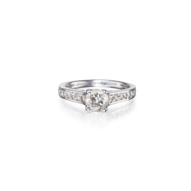 Browns Platinum Diamond Ring