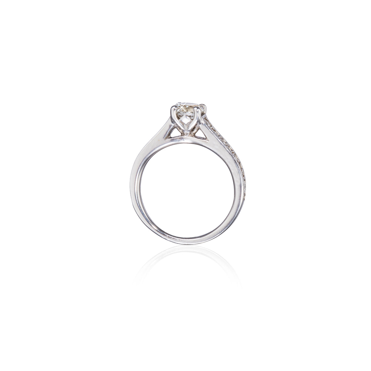 Browns Platinum Diamond Ring