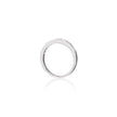 18ct White Gold Half Diamond Milgrain Eternity Ring