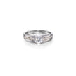 18ct White Gold Diamond Channel Set Ring