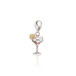 Thomas Sabo Sterling Silver Pink Cocktail Charm