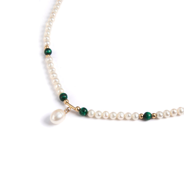 String of Fresh Water Pearls Secured with a 14ct Yellow Gold Clasp