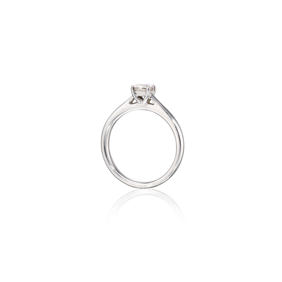 Browns 18ct White Gold Diamond Solitaire Ring