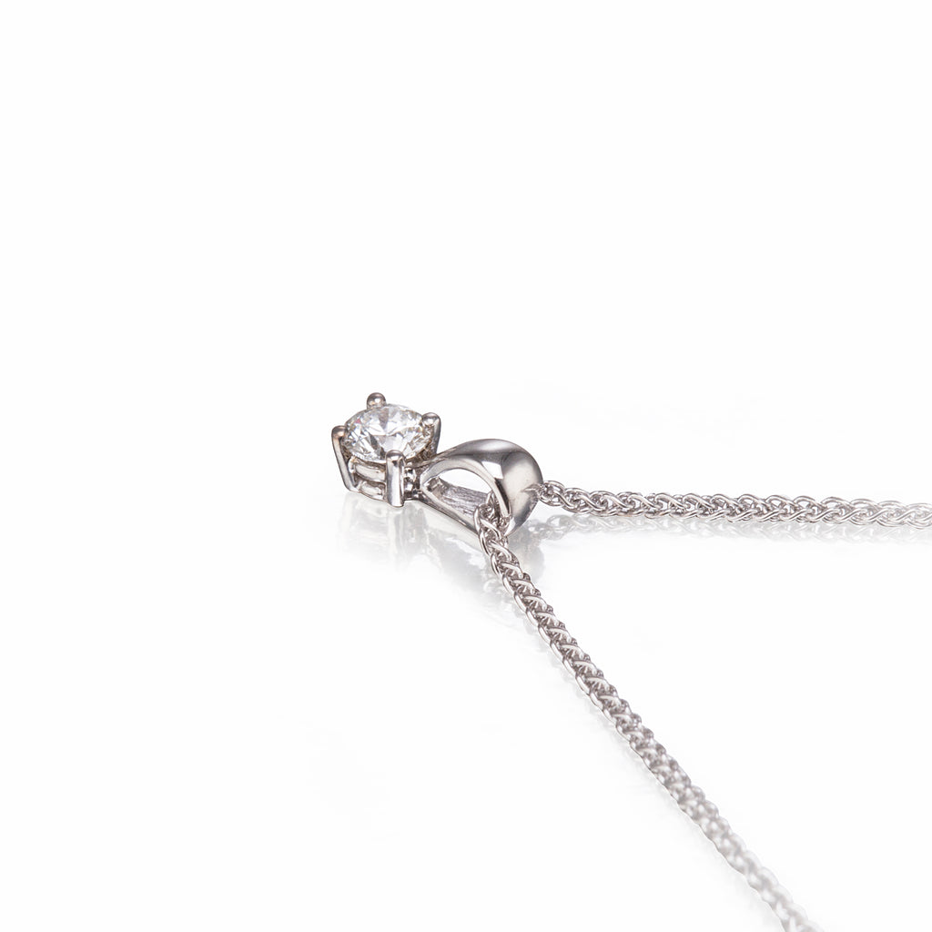 Diamond Pendant with Chain