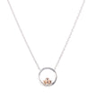 Browns 9ct White Gold Circle of Life Necklace