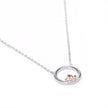 Browns 9ct White Gold Circle of Life Necklace