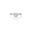 18ct White Gold Diamond Halo Ring
