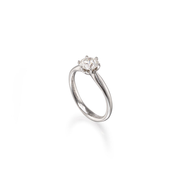 Browns 18ct White Gold Solitaire Diamond Ring