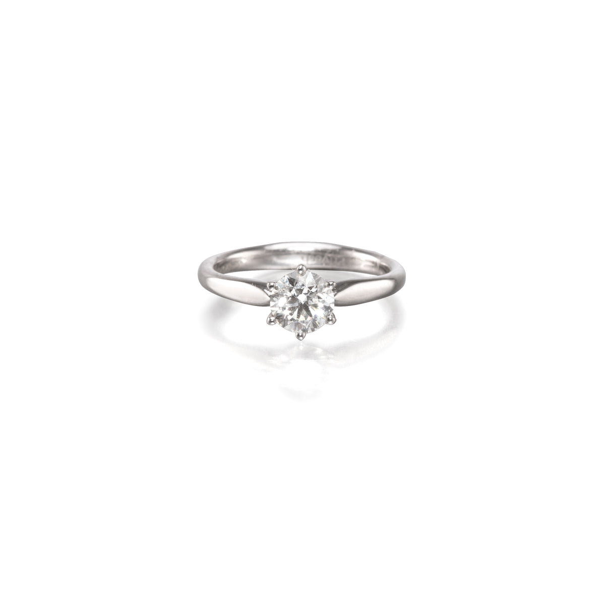 Browns 18ct White Gold Solitaire Diamond Ring
