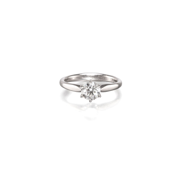 Browns 18ct White Gold Solitaire Diamond Ring