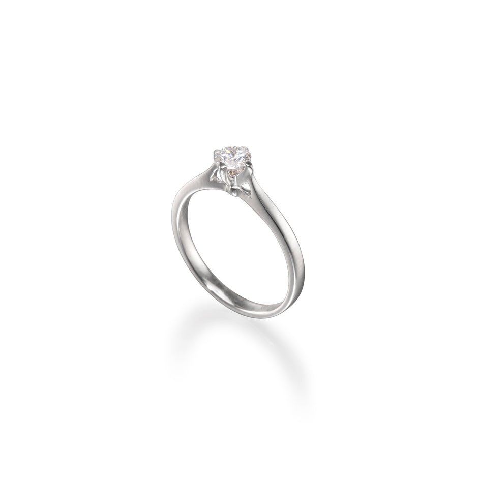 Browns My True North 18ct White Gold Diamond Solitaire Ring