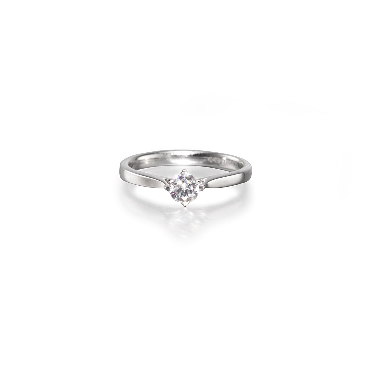 Browns My True North 18ct White Gold Diamond Solitaire Ring