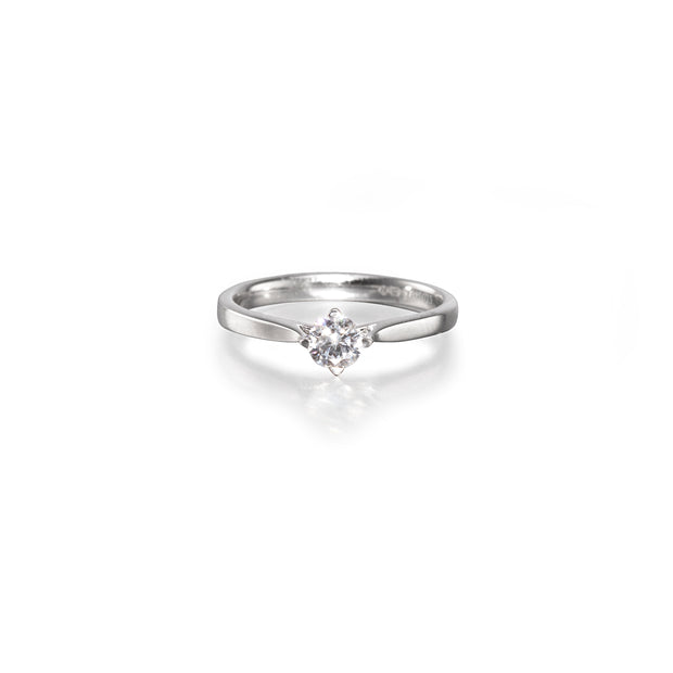 Browns My True North 18ct White Gold Diamond Solitaire Ring