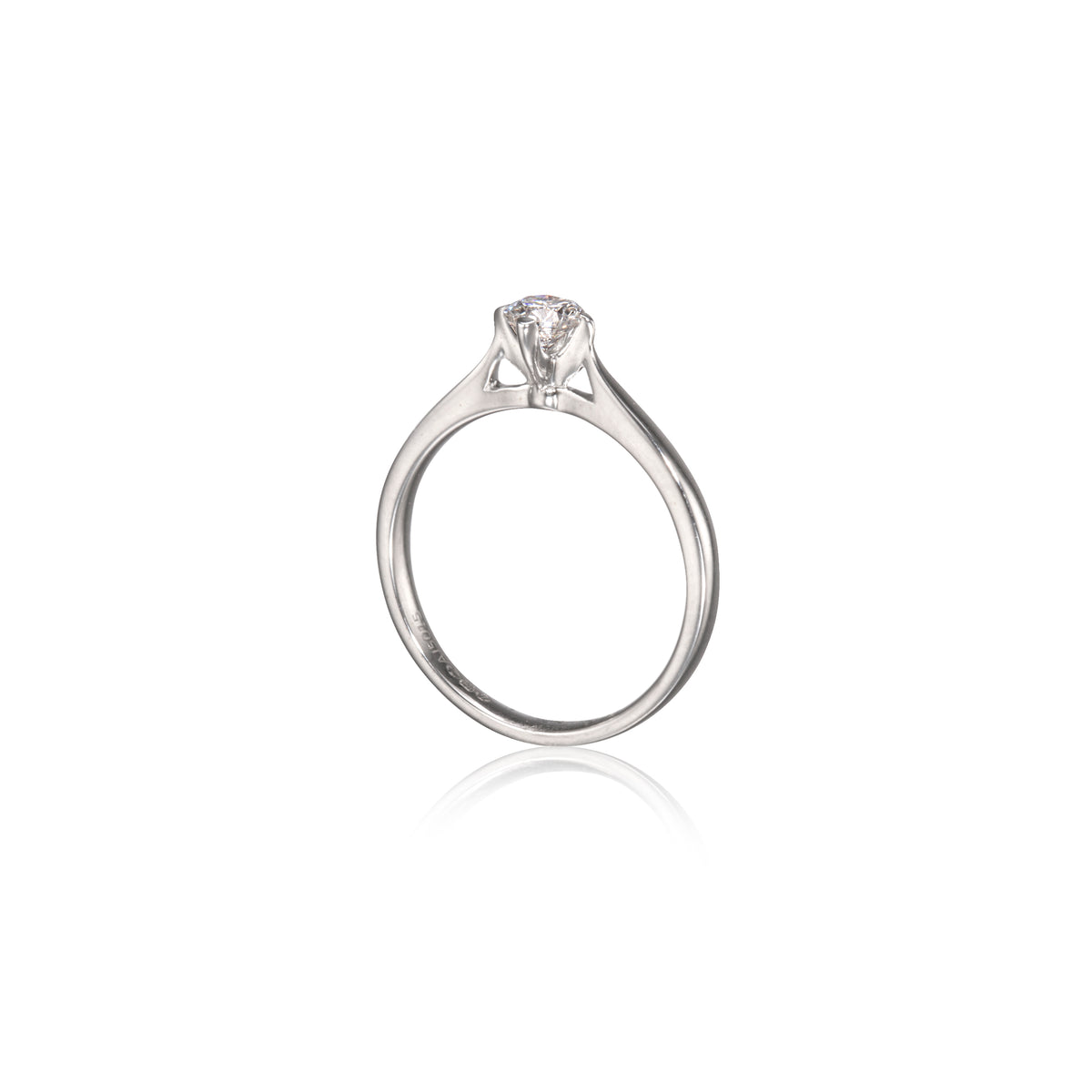 Browns My True North 18ct White Gold Diamond Solitaire Ring