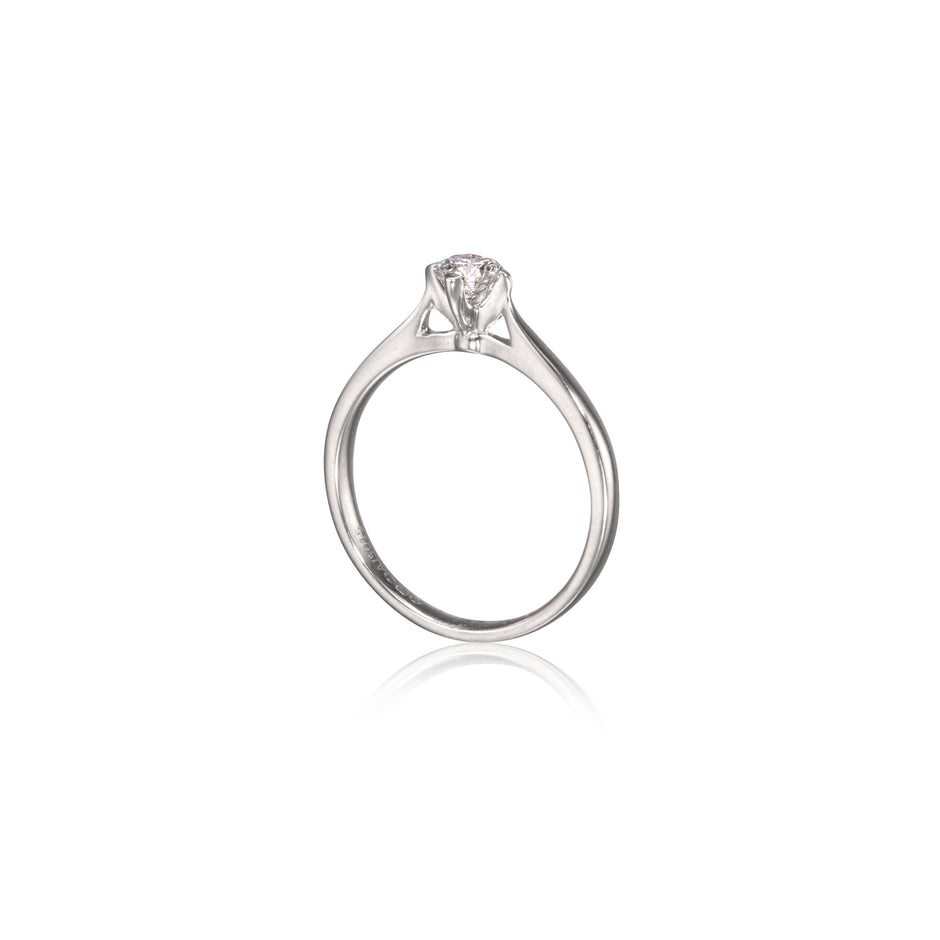 Browns My True North 18ct White Gold Diamond Solitaire Ring