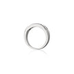 9ct White Gold Half Princess Cut Diamond Eternity Ring