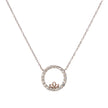 Browns 9ct White Gold Circle of Life Diamond Necklace