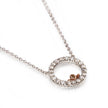 Browns 9ct White Gold Circle of Life Diamond Necklace