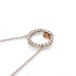 Browns 9ct White Gold Circle of Life Diamond Necklace