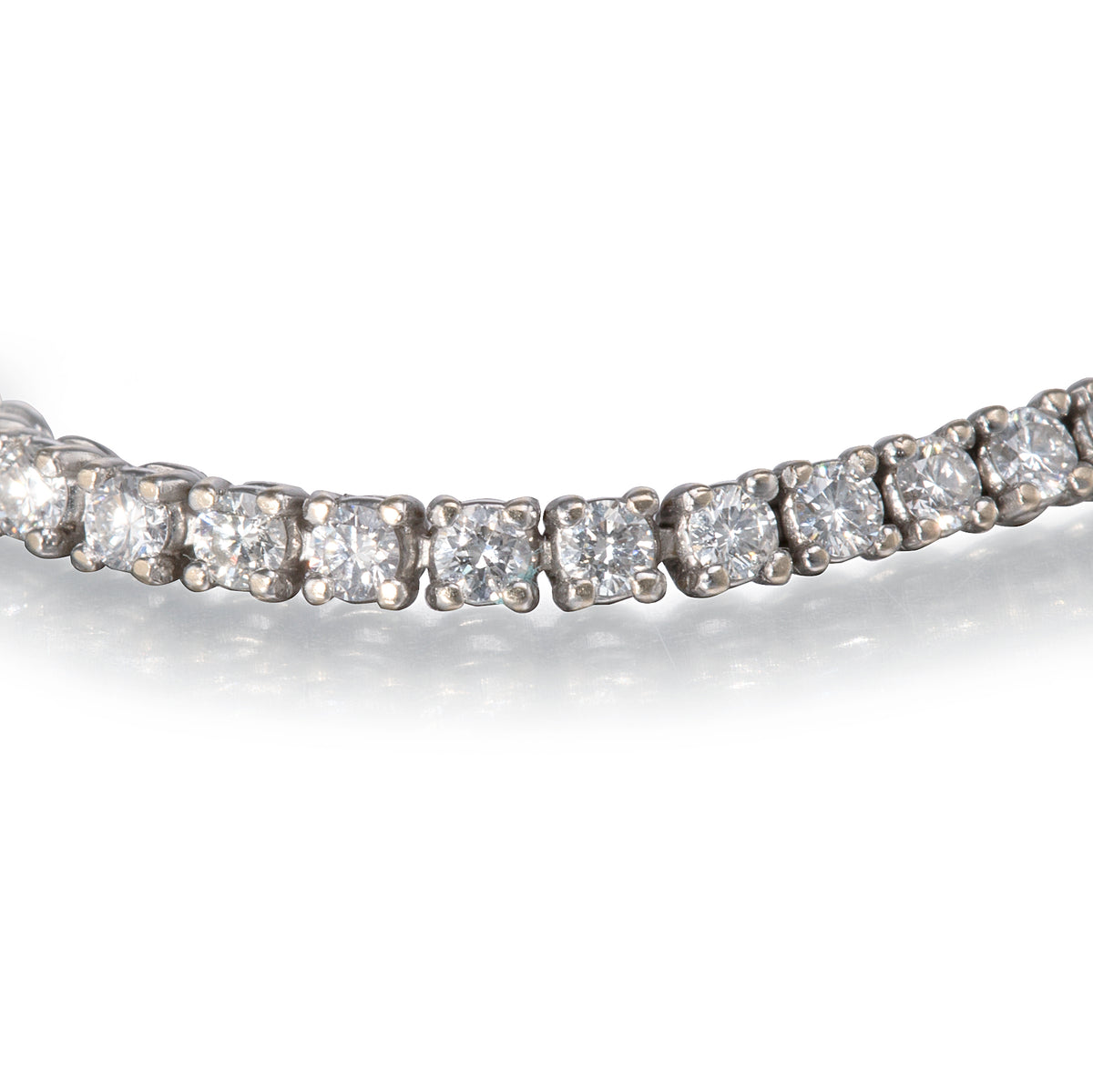 18ct White Gold Diamond Tennis Bracelet