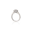 18ct White Gold Diamond Halo Ring