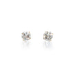 9ct Yellow Gold Diamond Stud Earrings