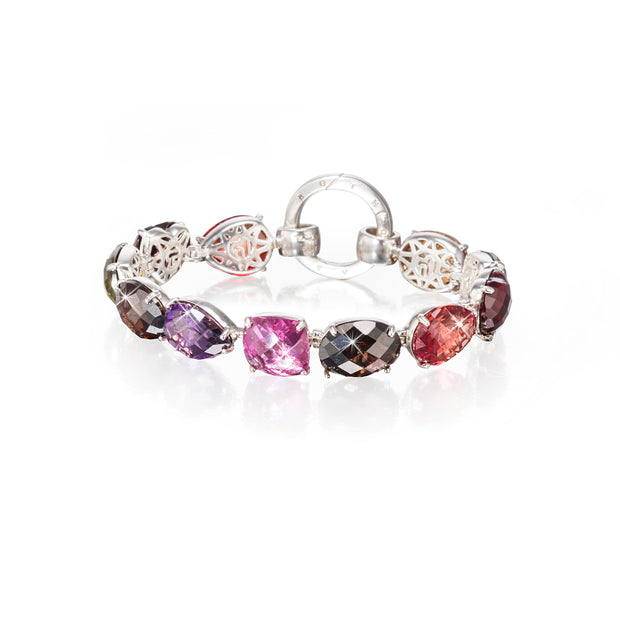 Thomas Sabo Cubic Zirconia's Sterling Silver Colourful Bracelet