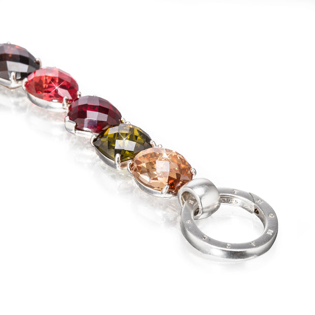 Thomas Sabo Cubic Zirconia's Sterling Silver Colourful Bracelet