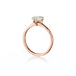 Side view of 18ct Rose Gold Diamond Solitaire Ring