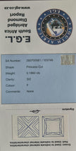 Princess Cut Diamond 0.1860cts SI2 F EGL REPORT