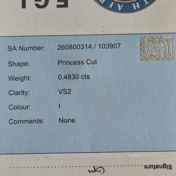 A diamond report card from E.G.L.