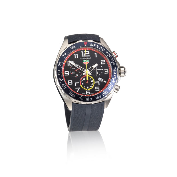 TAG Heuer Formula 1 Red Bull Racing chronograph pre-owned steel watch