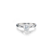 vintage platinum rose cut diamond solitaire ring