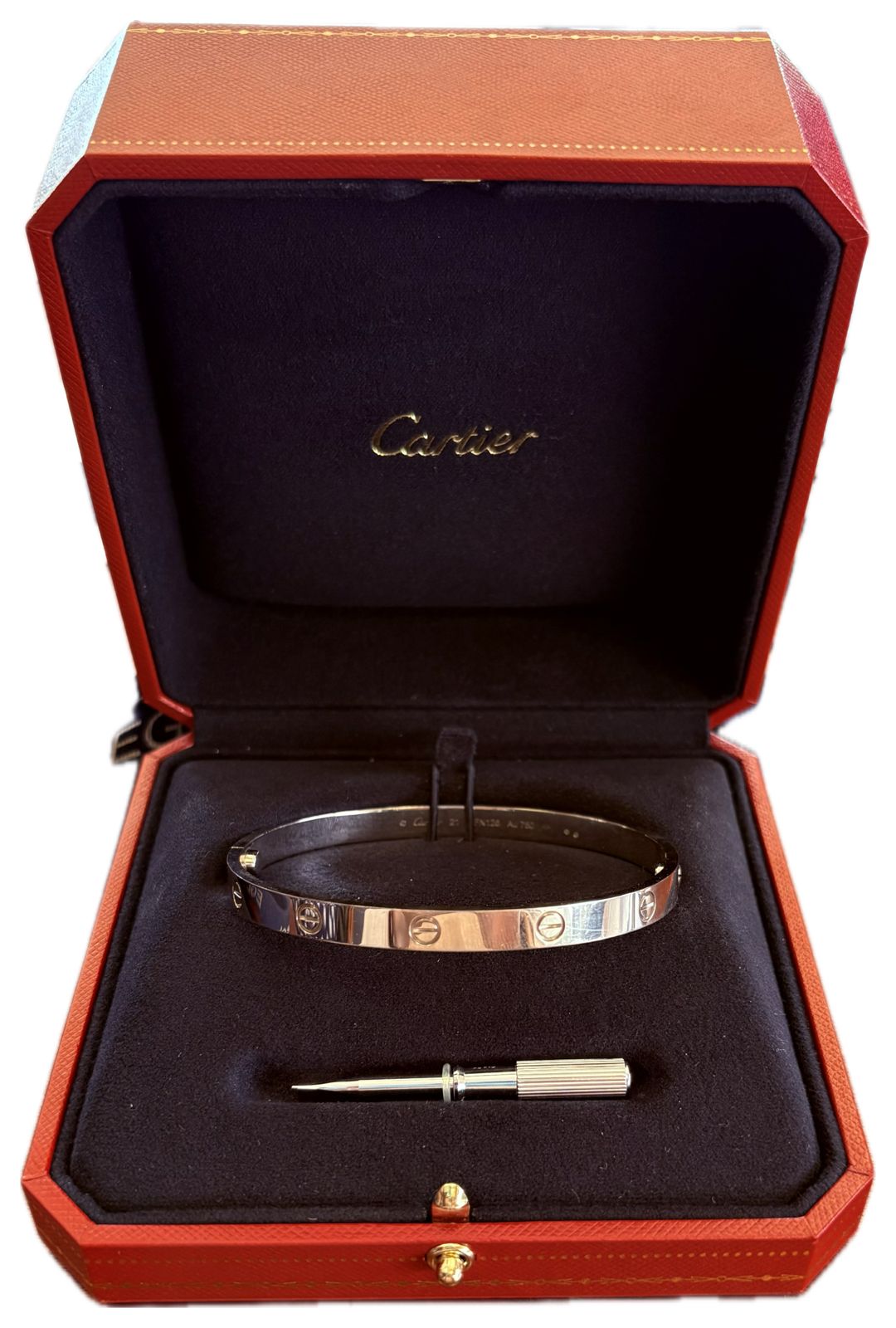 18ct White Gold Cartier Love Bracelet