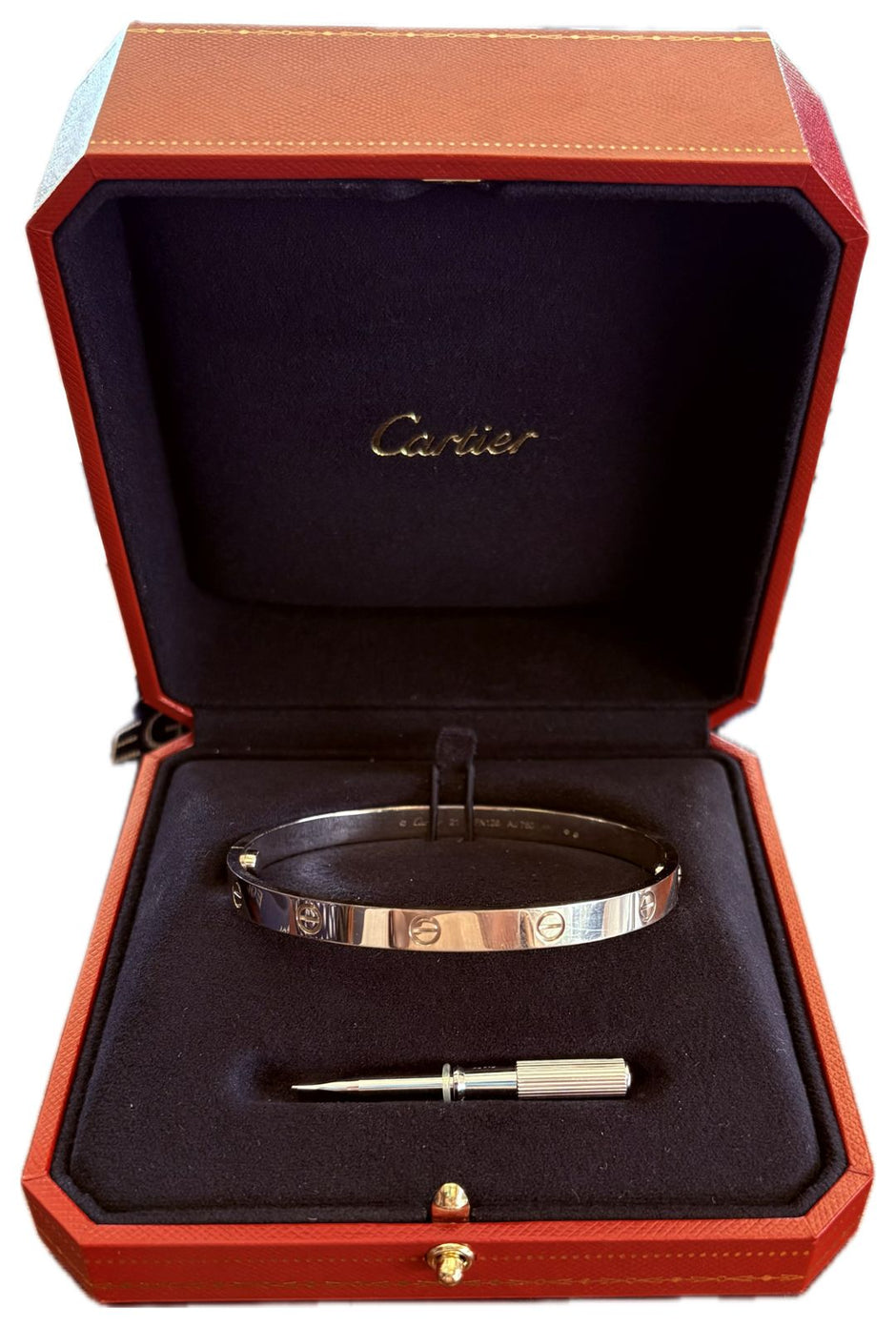 18ct White Gold Cartier Love Bracelet