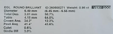 Round Brilliant Cut Diamond 0.9810cts VS1 Fancy Yellow