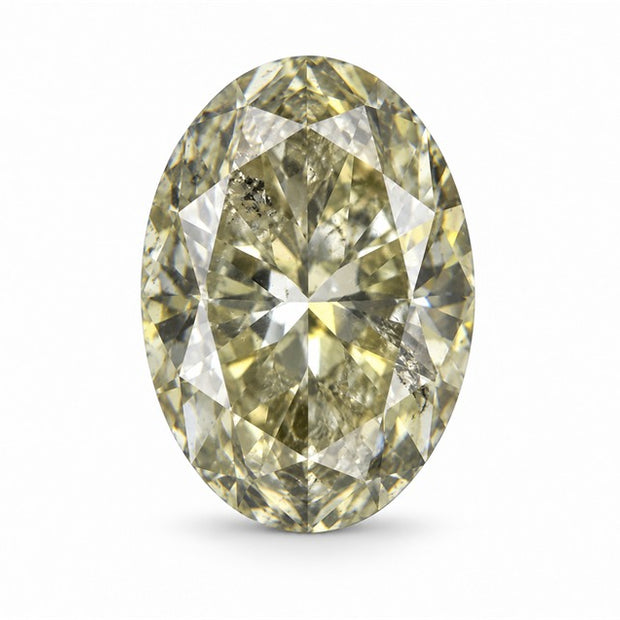 Oval Cut Diamond 1.9960cts I1 Brownish Grey (ECG) Q
