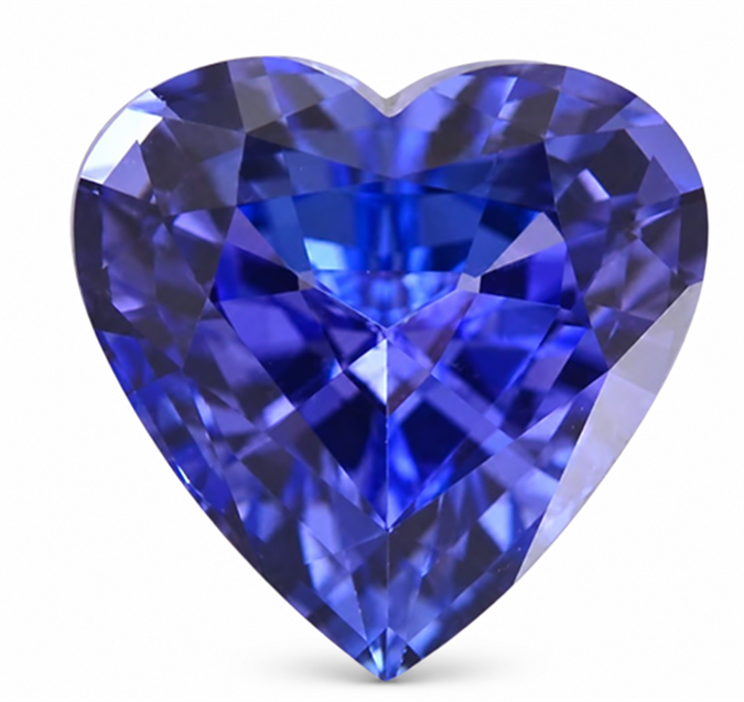 Tanzanite Heart Shaped Gemstone 1.74ct