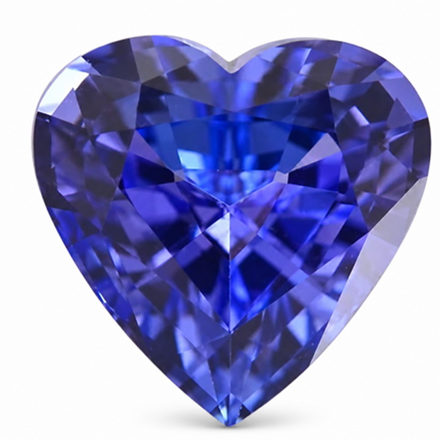 Tanzanite Heart Shaped Gemstone 1.74ct
