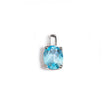 18ct White Gold Topaz Pendant