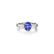 9ct White Gold Tanzanite Solitaire Ring